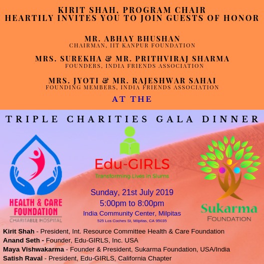 Tripple Charity Gala Dinners  – support the cause